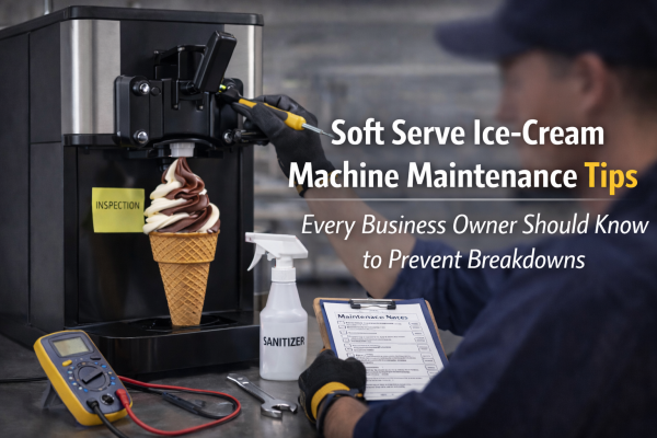 Soft Serve Ice Cream Machine Maintenance Tips Every Business Owner Should Know to Prevent Breakdowns