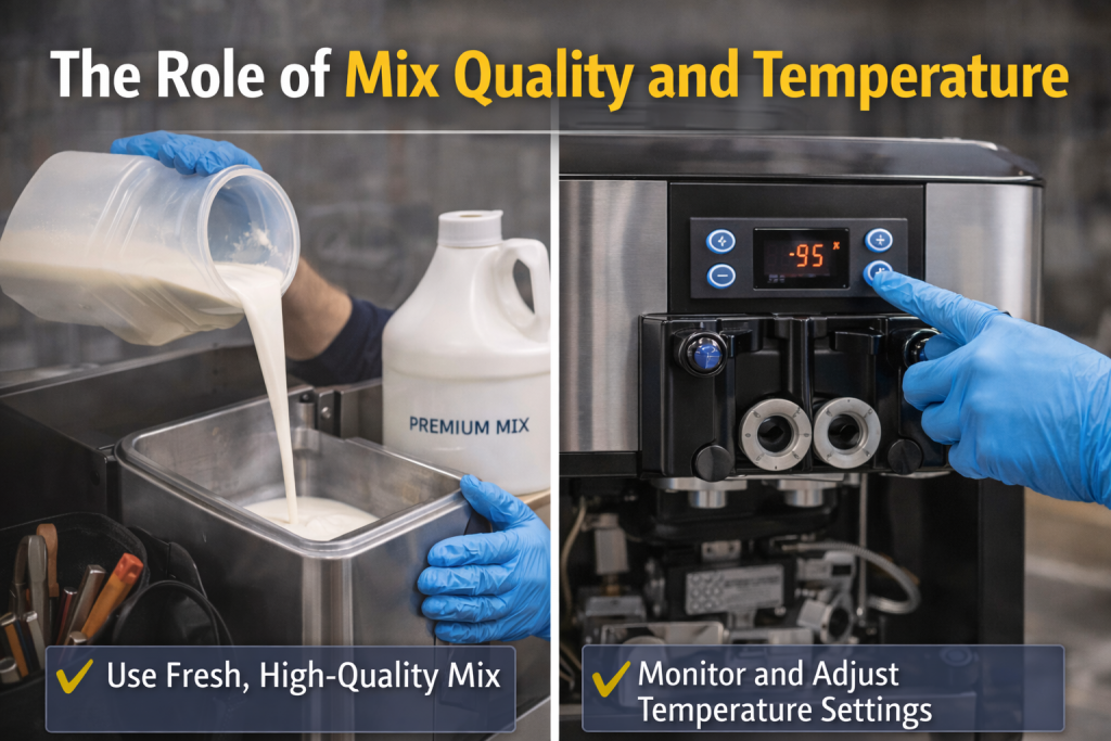 The Role of Mix Quality and Temperature