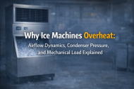 Why Ice Machines Overheat: Airflow Dynamics, Condenser Pressure, and Mechanical Load Explained
