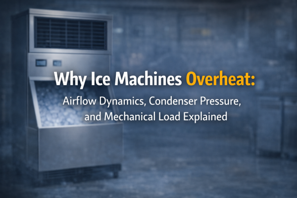 Why Ice Machines Overheat: Airflow Dynamics, Condenser Pressure, and Mechanical Load Explained