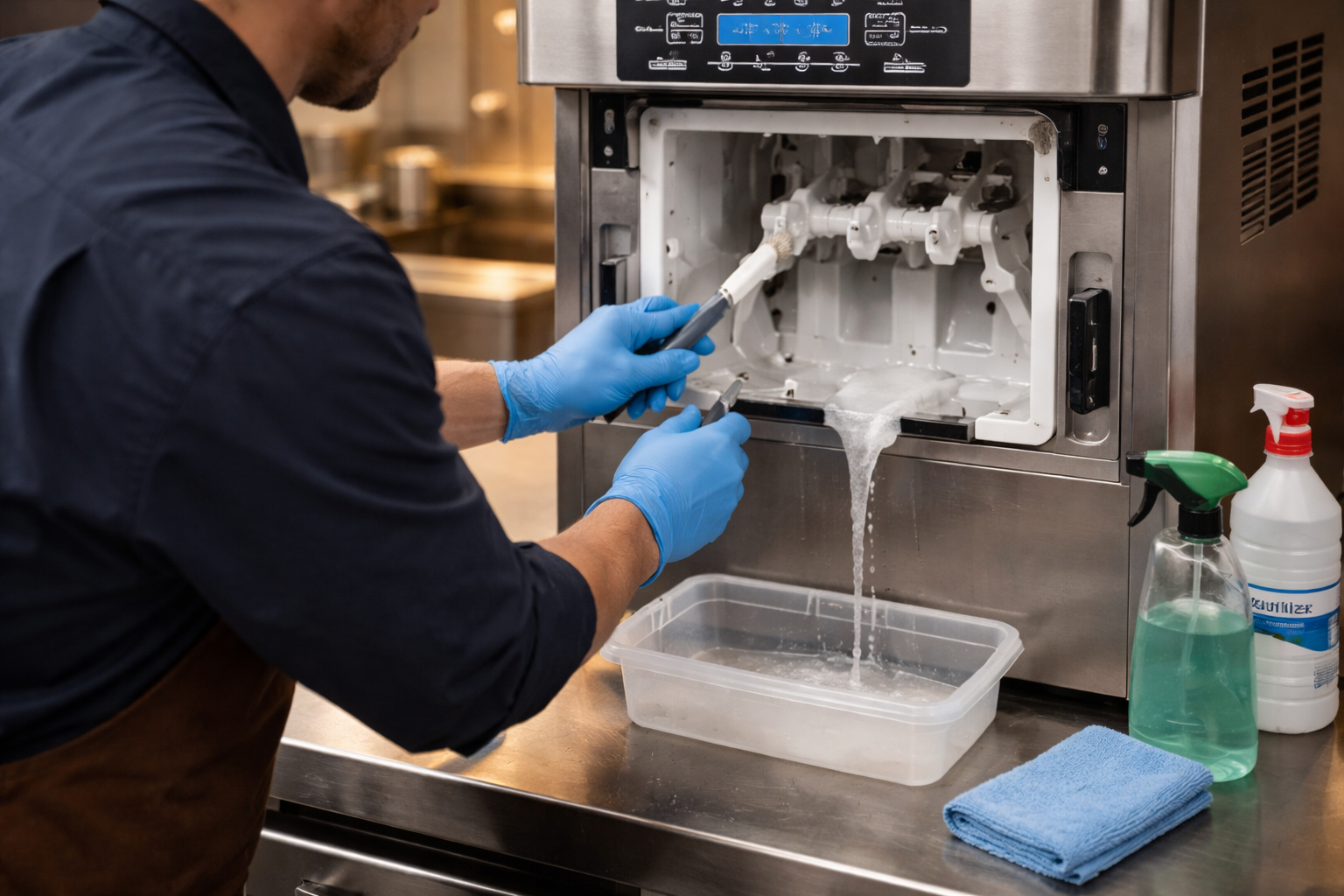 Ice cream machine service