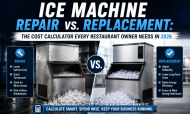 Ice Machine Repair vs Replacement: The Cost Calculator Every Restaurant Owner Needs in 2026