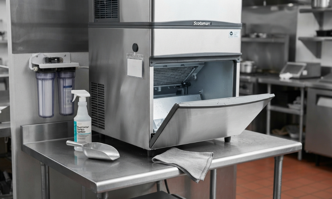 Ice machine sanitation guide