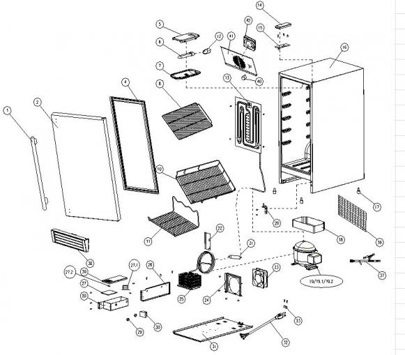  ice maker parts illustration