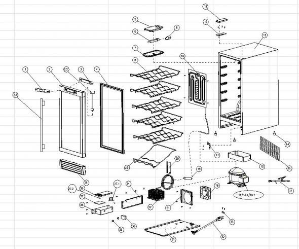  ice maker parts illustration