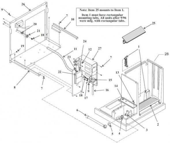  ice maker parts illustration