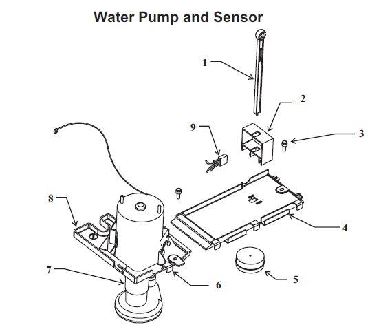  ice maker parts illustration