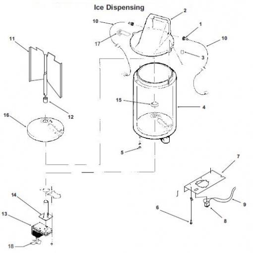  ice maker parts illustration