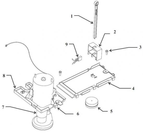  ice maker parts illustration