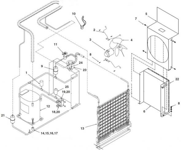  ice maker parts illustration