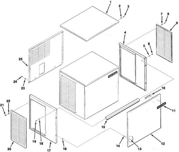  ice maker parts illustration