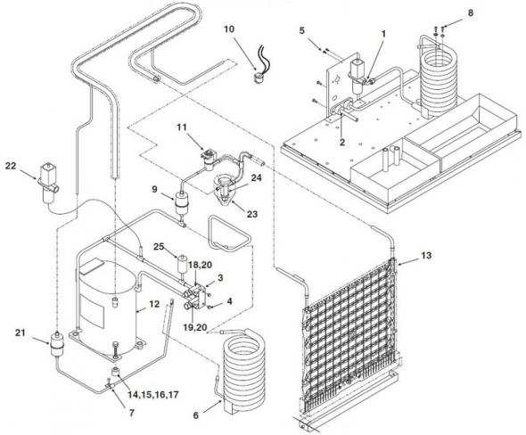  ice maker parts illustration