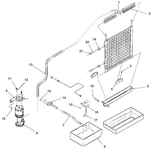  ice maker parts illustration