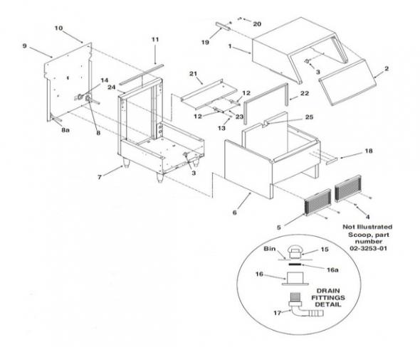  ice maker parts illustration