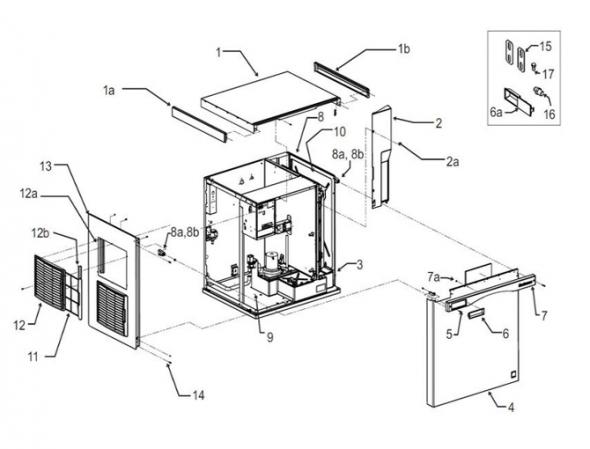  ice maker parts illustration