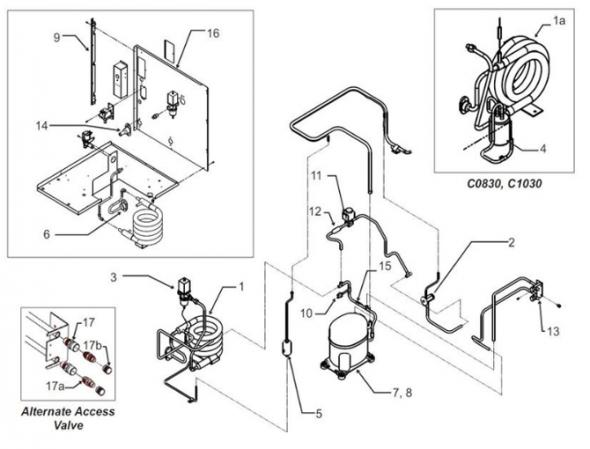  ice maker parts illustration