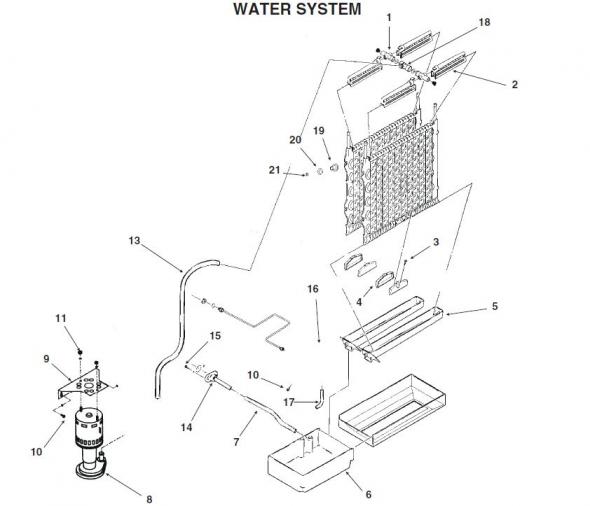  ice maker parts illustration