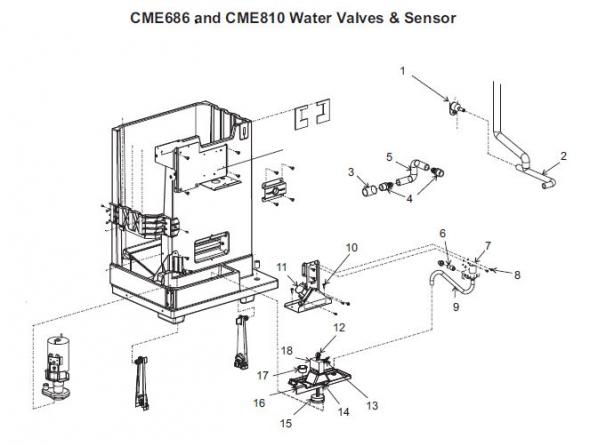  ice maker parts illustration