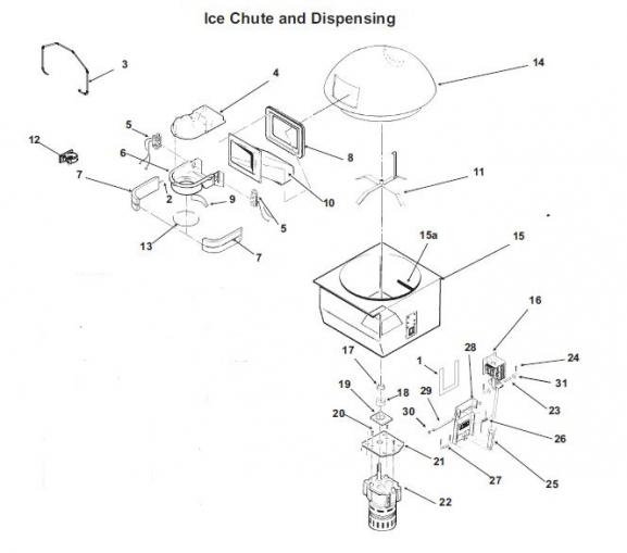  ice maker parts illustration