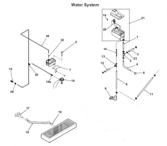  ice maker parts illustration